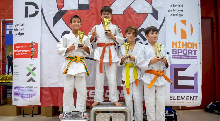 Minik judocu Abdülhakim Yağar Geleen turnuvasında altınla zirveye çıktı