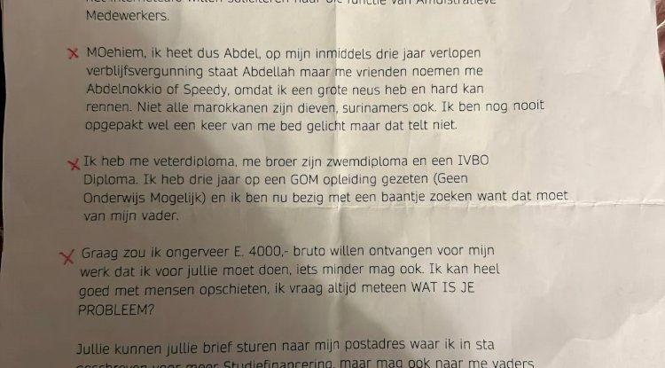 Hollanda’da ırkçı ödev skandalı: “Faslı Birinin Özgeçmişini Düzeltin” talimatı tepki çekti