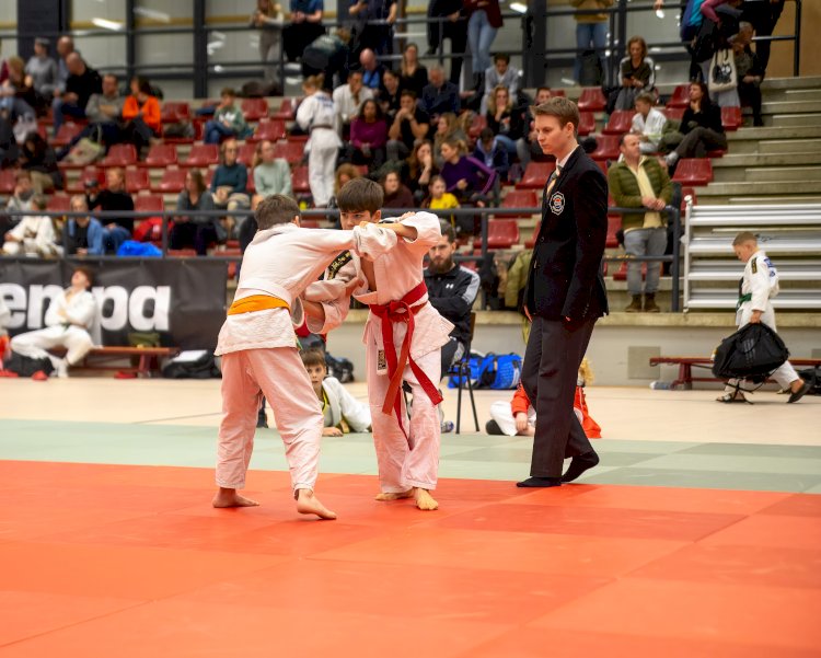 Minik judocu Abdülhakim Yağar Geleen turnuvasında altınla zirveye çıktı