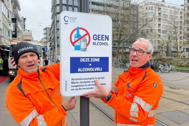 Oostende’de kamusal alanda alkol yasağı: Üç bölgede 250 Euro’ya kadar ceza