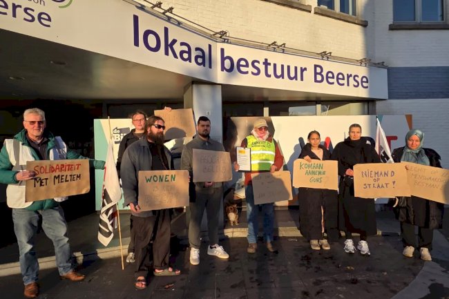 Vlimmeren’de Meltem ve yedi çocuğu sosyal konuttan tahliye edildi: “Nerede Uyuyacağız?”