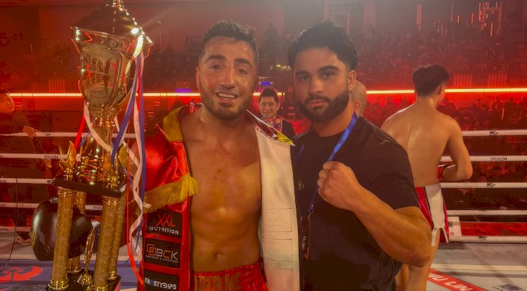 Tilburglu kickboks şampiyonu Tayfun Özcan, Çin’de zafer kazandı