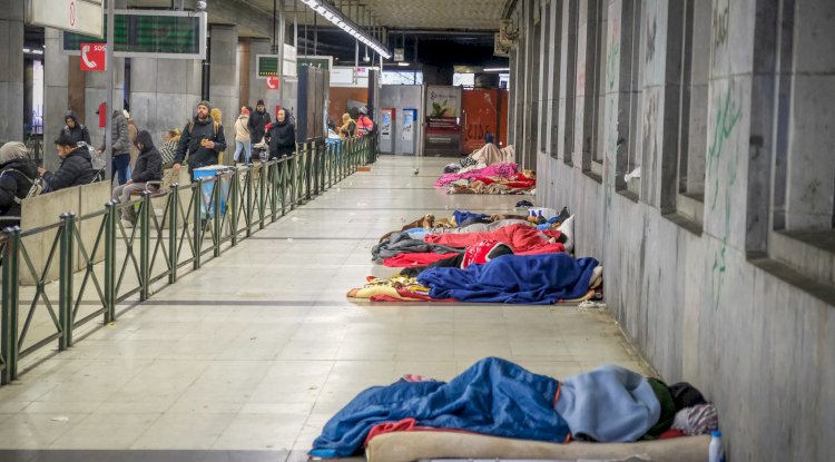 Belçika’nın dört büyük tren istasyonu, sert soğuklarda evsizlere sığınak olacak