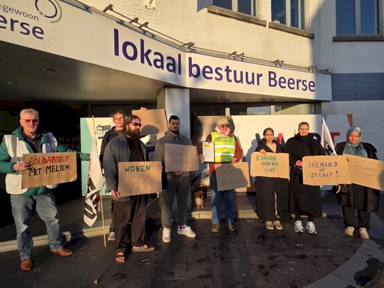 Vlimmeren’de Meltem ve yedi çocuğu sosyal konuttan tahliye edildi: “Nerede Uyuyacağız?”